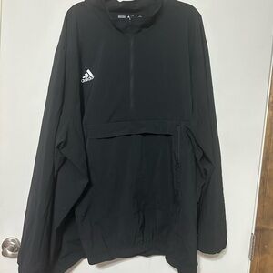 Adidas Men's Black Windbreaker